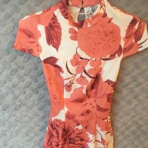 Boutique Angel Biba bodycon open back mini dress